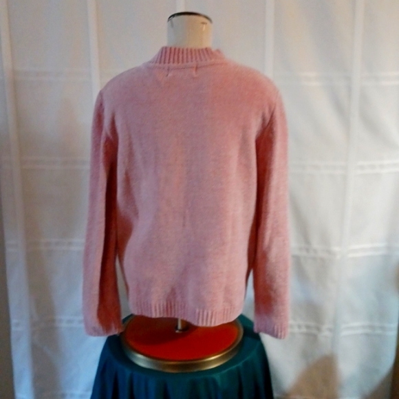 Alfred Dunner Women's size S pink sweater - Picture 3 of 9